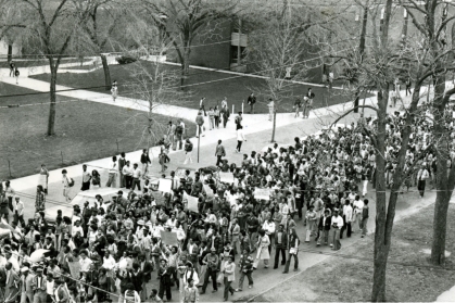 Protest at Rutgers